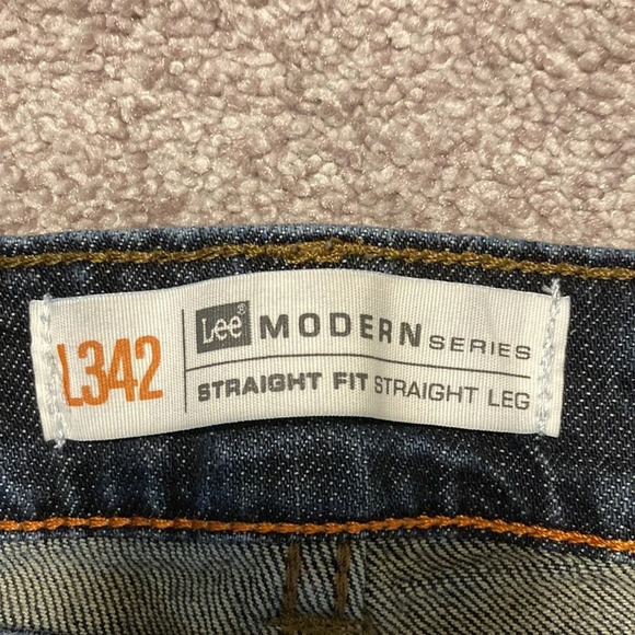 Lee Modern Series Straight Fit Straight Leg jeans 38x30 - Picture 10 of 16